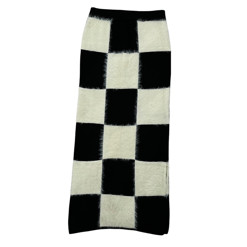 Urban Outfitters checkered knit skirt